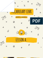 Vocabulary Link: Lesson A / Lesson B