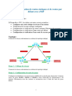 TP2: Configuration de Routes Statiques Et de Routes Par Défaut Avec eNSP