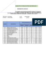 Cuadro Comparativo de Cotizaciones - Flete y Maqui