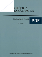 Kant, Critica Da Razao Pura