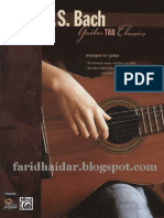 J.S.bach For Classical Solo Fingerpicking 2