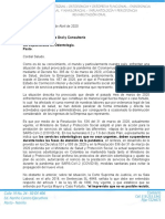 Oficio de Suspensión de Contratos Laborales - SM2