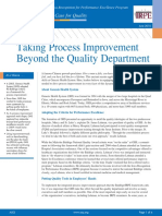 Taking Process Improvement Beyond The Quality Department