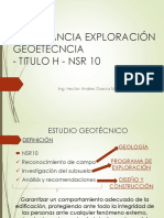 Exploración Geotecnica Nsr10