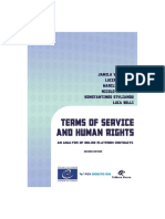 Terms of Service and Human Rights - An Analysis of Online Platform Contracts