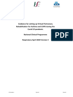 NCP Respiratory Guidance On Setting Up Virtual Pulmonary Rehabilitation For Asthma and Copd