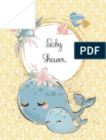 Libro Baby Shower Ballena