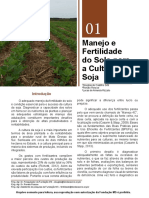 Manejo e Fertilidade Do Solo para A Cultura Da Soja