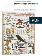 Medieval Alchemical Book Decodes Ancient Egyptian Hieroglyphs