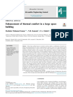 Enhancement of Thermal Comfort in A Large Space Building