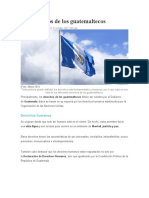 Los Derechos de Los Guatemaltecos