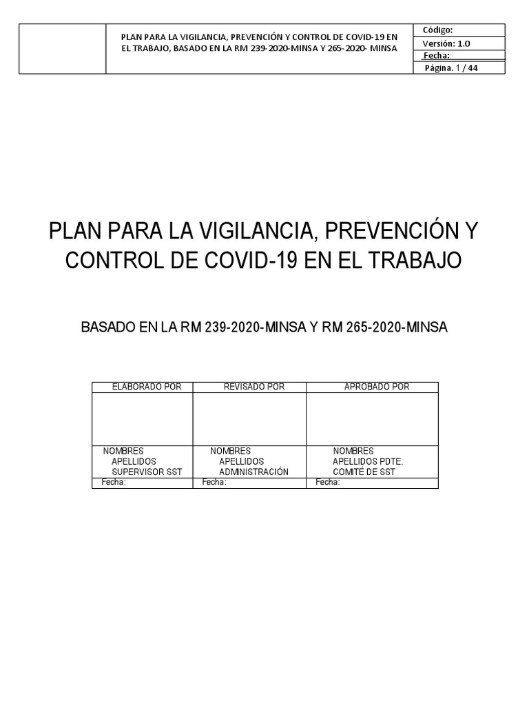 Modelo Plan Rest | PDF | Condicion cronica | Lavado de manos