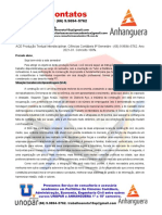 ACE Produção Textual Interdisciplinar. Ciências Contábeis 8º Semestre - (66) 9.9694-5762. Ano 2021-01. Conceito 100%.