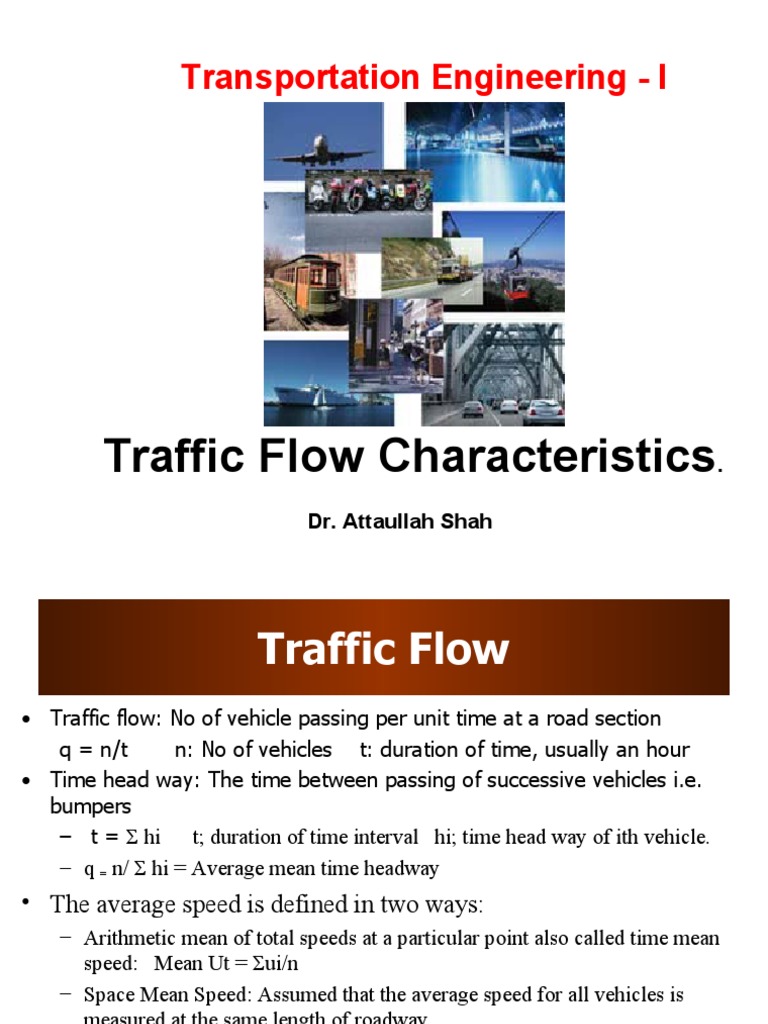 Traffic Flow Characteristics Overview | PDF | Poisson Distribution ...