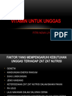 Vitamin Untuk Unggas