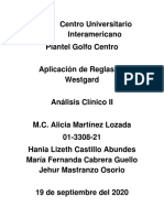 Tarea 1. Aplicación de Las Reglas de Westgard