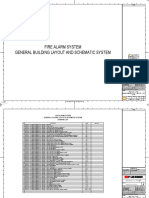 General Building Layout and Schematic System Fire Alarm System