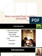 Basic Concepts Food, Nutrition, and Health