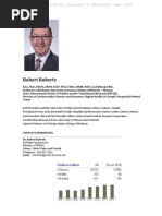 DR Robert Roberts | PDF | Cardiology | Fellow