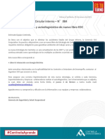 84 Circular Interna - Lanzamiento y Autodiagnóstico de Nuevo Libro EDC