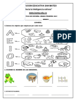 Diagnostico de Primero 2021 - Español