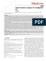 Pediatric Minimally Invasive Surgery For Malignant