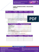 Comunicaciones - Informe de Gestion - Formato