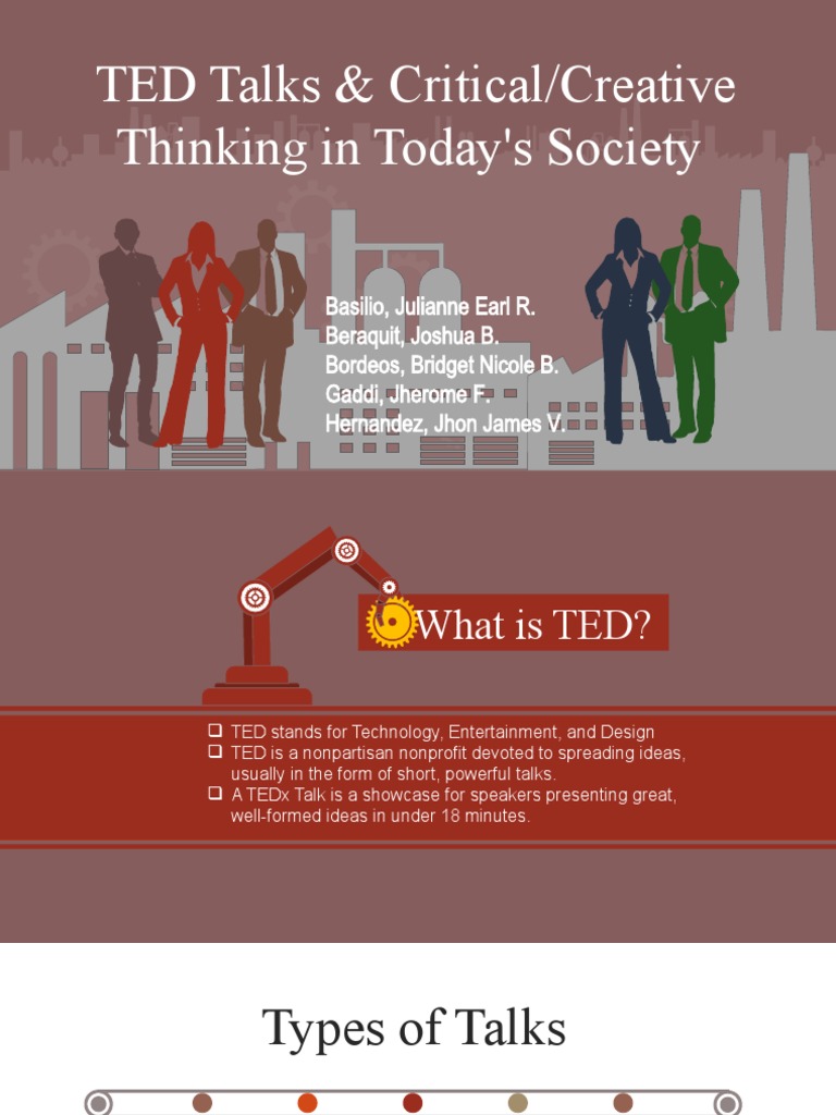 History and Evolution of TED Talks | PDF | Science | Technology (General)