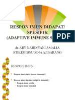 Imunologi (Respon Imun Spesifik)