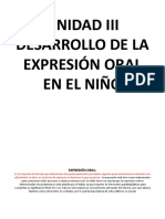 UNIDAD III - PPTX Expresión Oral
