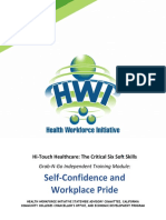 Self-Confidence and Workplace Pride: Hi-Touch Healthcare: The Critical Six Soft Skills