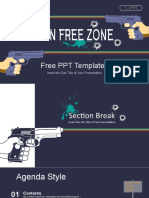 Gun Free Zone PowerPoint Templates
