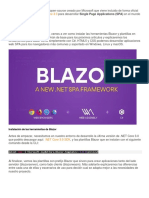 Instalación de Blazor en Visual Studio