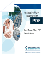 Addressing Water Discoloration