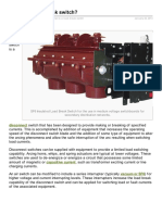 What is a Load Break Switch