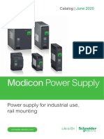 Catalog Modicon Power Supply For Industrial Use - Rail Mounting