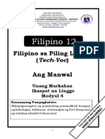 Filipino 12 q1 Mod4 Tech Voc