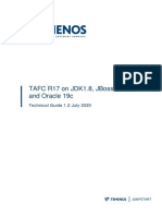 Tafc R17 On Jdk1.8, Jboss 7.2 Eap and Oracle 19C: Technical Guide 1.2 July 2020