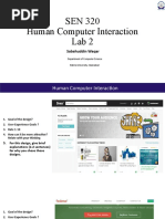 SEN 320 Human Computer Interaction Lab 2