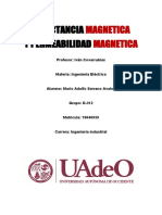 Reluctancia Magnetica y Permeabilidad Magnetica