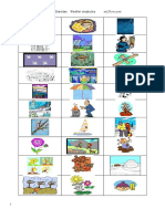 Weather Vocabulary Dictation Exercises