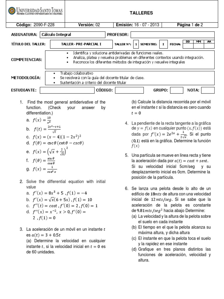 taller-preparcial-1-integral-pdf-velocidad-integral