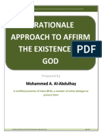 A Rationale Approach To Affirm The Existence of GOD: Mohammed A. Al-Abdulhay