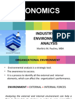 Industry and Environmental Analysis