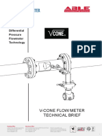 V-Cone Flow Meter Technical Brief: Advanced Differential Pressure Flowmeter Technology