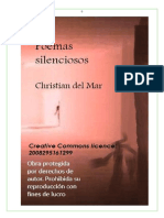 Poemas Silenciosos Christian Del Mar (Autor)