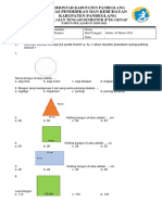 Soal PTS UTS Matematika Kelas 4 Semester 2 2020