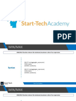 SQL Lecture - 21 - MIN&MAX PDF