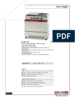 Gas Ranges: CG 831 CF