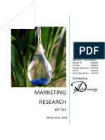 Group Marketing Research Proposal